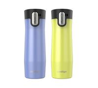 Contigo® AUTOSEAL® West Loop - Taza de viaje de acero inoxidable aislada al vacío con tapa fácil de limpiar, 20 onzas