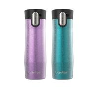 Contigo® AUTOSEAL® West Loop - Taza de viaje de acero inoxidable aislada al vacío con tapa fácil de limpiar, 20 onzas
