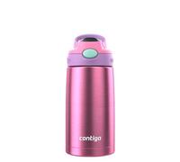 Contigo Botella de agua de acero inoxidable para niños con popote AUTOSPOUT rediseñado, 13 onzas