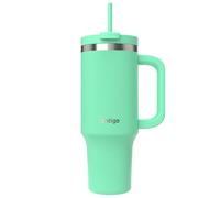 Contigo Botella termo 1200 ml con asa y pajita, Botella térmica aislada de acero inoxidable con tapa, Thermos, Se enfría durante 29 horas, Taza termo, Sin BPA, Reef