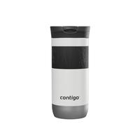 Contigo Byron SNAPSEAL Vaso Térmico, Acero Inox, 7 h caliente, 470ml | SNAPSEAL 100% sin fugas, THERMALOCK 7 h caliente y 12 h frío, acero inoxidable, una mano y portavasos de coche