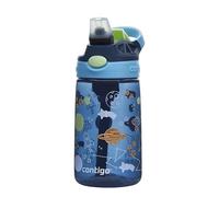 Contigo children's drinking bottle Easy Clean Autospout with straw, BPA-free robust water bottle, 100% leak-proof, easy to clean, ideal for daycare, kindergarten, school and sports, 420 ml