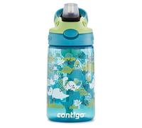 Contigo Kids Cleanable, Easy Clean Autospout Botella Infantil Con Pajita Resistente Libre De BPA 100 An Unisex Youth, Dinoboy, 420 Ml