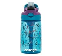 Contigo Kids Cleanable, Easy Clean Autospout Botella Infantil Con Pajita Resistente Libre De BPA 100 An Unisex Youth, Unicorns, 420 Ml