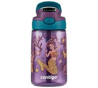 Contigo Kids Cleanable, Easy Clean Autospout Botella Infantil Con Pajita Resistente Libre De BPA 100 An Unisex Youth, Mermaids, 420 Ml