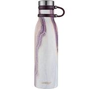 Contigo Matterhorn botella de agua, botella de acero inoxidable con aislamiento Thermalock, botella térmica sin BPA con tapa roscada, 100 % hermética y a prueba de derrames, 590 ml