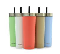 Contigo Botella térmica 720 ml | 100% a prueba de fugas, sin derrames | Botella térmica de acero inoxidable aislada con tapa | se enfría durante 14 horas | Taza termo | termo Libre de BPA