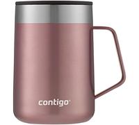 Contigo Taza de escritorio de 14 onzas con mango de pino Berry