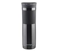 Contigo Vaso Termico Byron Snapseal, Termo Café, Taza de Viaje en acero inoxidable, Vaso Termo antigoteo, Copa con Tapa fácil de limpiar sin BPA, 720 ml, Gris(Gunmetal)