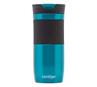 Contigo Vaso Termico Byron Snapseal, Termo Café, Taza de Viaje en acero inoxidable, Vaso Termo antigoteo, Copa con Tapa fácil de limpiar sin BPA, 470 ml, Azul(Biscay Bay)