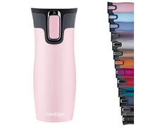 Contigo , West Loop Autoseal Vaso Térmico Aislante De Acero Inoxidable Termo Para Café Sin B Unisex Adult, Rosa (millenial Pink), 1 Unidad Paquete De