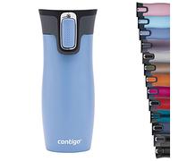 Contigo , West Loop Autoseal Vaso Térmico Aislante De Acero Inoxidable Termo Para Café Sin B Unisex Adult, Gris (earl Grey), 1 Unidad Paquete De
