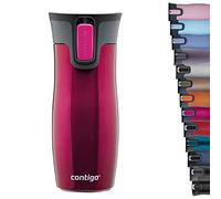Contigo West Loop Autoseal vaso térmico, vaso aislante de acero inoxidable, termo para café, sin BPA, vaso de viaje antiderrame con tapa de fácil limpieza, mantiene el calor hasta por 5 h, 470 ml