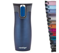 Contigo West Loop Autoseal vaso térmico, vaso aislante de acero inoxidable, termo para café, sin BPA, vaso de viaje antiderrame con tapa de fácil limpieza, mantiene el calor hasta por 5 h, 470 ml