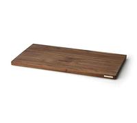Continenta 4209 Cortar de Madera de Nogal, 54 x 29 x 2,7 cm, Acabado con Aceite, Tabla de Cocina con Soporte Seguro, pies de Goma Antideslizantes, Ahorro de Espacio
