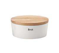 CONTINENTA Brottopf Oval mit Holzdeckel