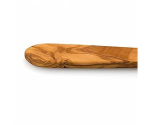 Continenta Cuchara, cucharón, Cuchara de Madera, con Esquina y Agujeros, Madera de Olivo, 30 cm