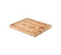 Continenta de Mosaico Tabla de Cortar con para Carne Zumo, Tabla de Cortar y Cocina de Madera de árbol de Caucho Frontal, tamaño: 37 x 29 x 2,7 cm