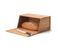 Continenta Panera de Madera de Roble, 40 x 26 x 18,5 cm