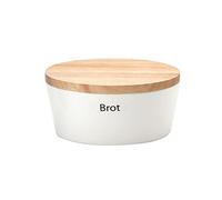 Continenta Panera Ovalada Aparato de Trabajo doméstico, Madera, Marrón, 9 x 2 x 2 cm