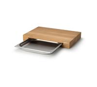 Continenta Tabla de cortar roble con 1 bandeja 32x48 cm