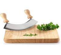 CONTINENTA Tajadera (Tabla de Madera de Caucho, Tabla de Cortar con Hueco, tamaño: 22,5 x 22,5 x 2,8 cm