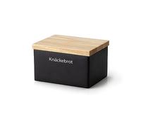 Continenta Tarro de cerámica negro.