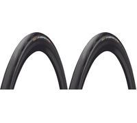 Continental 150118 Cubierta, Unisex Adulto, Negro, 28" | 700 x 28C (Paquete de 2)