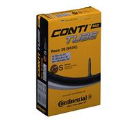 CONTINENTAL, 42 mm Cámara Race 650 x 20-25, válvula Presta (Fina) Unisex Adulto, Negro (181371)