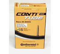 CONTINENTAL, 60 Mm Cámara Road 650 x 20-25, válvula Presta (Fina) Unisex Adulto, Negro (C1501326)