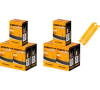 Continental Cámara de aire MTB 26 - 10 unid. + 2 desmontadores cubiertas gratis negro