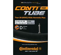Continental - Continental Tour Tube Wide Hermetic Plus (26 x 1.75 Pulgadas) Cámara Negra - 1 Pieza