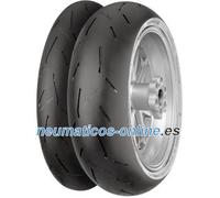 Continental 80713 Neumático Contiraceattack 2 Street 190/55 ZR17 75W para Moto, Verano