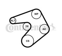 CONTINENTAL CTAM Juego De Correas De Poli V Para Opel Mokka/Mokka X J13 Meriva B