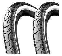 Continental 42-622 Ride City Bicycle Tire, Unisex-Adult, Black/White, 28", 700 x 42C (40C), 28 x 1.60