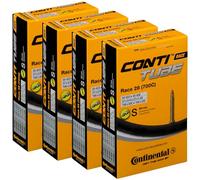 Continental Race - Tubos interiores de 700 x 20-25 c, válvula Presta de 60 mm (paquete de 4 tubos)