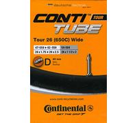 Continental Tour 26 Wide - Cubierta para Bicicletas (antipinchazos, Downhill, fácil, Freeride, luz, 26"), Color Negro