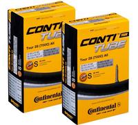 Continental Tour 28 700 x 32-47 / 28 x 1.5-1.7 pulgadas - Válvula Presta de 42 mm - Paquete de 2 tubos