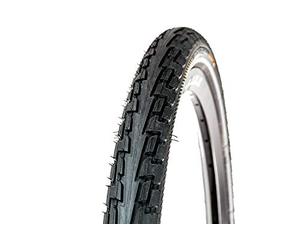 Continental Trekking & City TourRide Reflex 111075 - Cubierta para Bicicletas, Color Negro (Black Reflex), Talla 47-559 (26 x1.75)