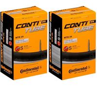 Continental Tube - Cámara de Ciclismo MTB 29 Pulgadas, 47/62-622, Negro