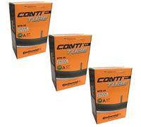 Continental Tubo Interior para Bicicleta de montaña, 66 cm x 1,75-2,5, válvula Schrader de 40 mm (Juego de 3)