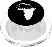 Continente Africano con Animales africanos de la Sabana. PopSockets PopGrip para MagSafe
