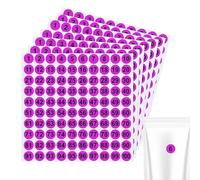 Continuous Number Stickers - 1-100 Round Colored Label | Number Stickers | 7 Consecutive Numbers Label | 1inch Tear Resistant Adhesive Decal 1 to 100 for Indoor Outdoor Locker Toolbox Clasificación