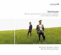 Continuum. uvres pour violoncelle et piano. Heupel, Häring.