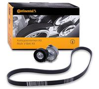 ContiTech Kit correas 6PK1217K1 acanalada con rodillo tensor para PEUGEOT CITROËN LANCIA FORD