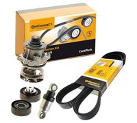 CONTITECH 6PK1555WP1 Bomba de agua + kit de correa poli V con junta tórica mecánico
