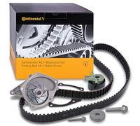 CONTITECH CT1035WP2 Bomba de agua + kit de correa de distribución Número de dientes: 123 27 mm con junta Compatible con RENAULT Clio II Hatchback BB, CB MEGANE II Ranchera familiar KM0/1