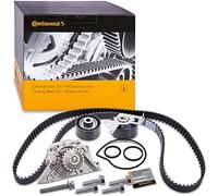 CONTITECH CT1138WP1 Bomba de agua + kit de correa de distribución Número de dientes: 153 25 mm con junta Compatible con PEUGEOT 206 Fastback 2A/C 407 SW 6E, 6D 407 6D 307 3A/C, CITROËN C4 I LC