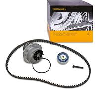 CONTITECH CT874WP2 Bomba de agua + kit de correa de distribución Número de dientes: 111 17 mm con junta Compatible con OPEL Astra G CC T98 Astra G Caravan T98 Astra F CC T92 Kadett E CC T85