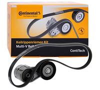 CONTITECH Juego de correas trapeciales poli V 5PK940K1 incl. rodillo tensor Compatible con OPEL Vectra C Caravan Z02 Zafira B A05 Astra H Caravan A04 Vectra C GTS Z02 Corsa C Hatchback X01